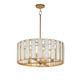 Maxim - 12804CZNAB - Four Light Pendant - Miramar - Capiz / Natural Aged Brass Maxim - 12804CZNAB - Four Light Pendant - Miramar - Capiz / Natural Aged Brass