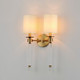Lucent Two Light Wall Sconce (16108WTCLHR)
