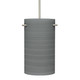 Besa - 1JT-4005TN-LED-SN - LED Pendant - Besa Tamburo 5 Pendant - Black