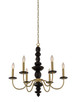 Allegri - 031550-039 - Six Light Chandelier - Piedra - Brushed Brass