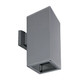 Eurofase - 19210-018 - Two Light Outdoor Wall Mount - Outdoor - Grey Eurofase - 19210-018 - Two Light Outdoor Wall Mount - Outdoor - Grey