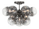 Metropolitan - N5363-605 - 12 Light Semi Flush Mount - Neveh - Gun Metal