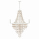 Capital Lighting - 447782OW - Eight Light Chandelier - Carissa - Organic White