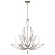 Fine Art Handcrafted Lighting - 789840ST - 12 Light Chandelier - Vol de Cristal - Silver