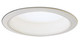 Nora Lighting - NTM-42W - 6 Regressed Albalite Lens W/ Baffle & Plastic Ring - Rec Inc 6 Trim - White
