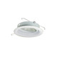 Nora Lighting - NTM-54W - 6 Par30 Stepped Baffle W/ Gimbal Ring - Rec Inc 6 Trim - White