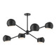 Alora - CH648637MB - Six Light Chandelier - Willow - Matte Black