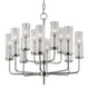 Hudson Valley - 3925-PN - 12 Light Chandelier - Wentworth - Polished Nickel
