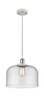 Innovations - 916-1P-WPC-G74-L - One Light Mini Pendant - Ballston Urban - White Polished Chrome