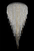Allegri - 028253-010-FR001 - 21 Light Convertible Pendant - Flush Mount - Tenuta - Chrome Allegri - 028253-010-FR001 - 21 Light Convertible Pendant - Flush Mount - Tenuta - Chrome
