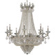 Crystorama - 1488-HB-CL-MWP - 20 Light Chandelier - Majestic - Historic Brass Crystorama - 1488-HB-CL-MWP - 20 Light Chandelier - Majestic - Historic Brass