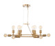 Kalco - 512371WB - 12 Light Chandelier - Union - Winter Brass