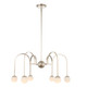 Kalco - 512871PN - Six Light Chandelier - Bistro - Polished Nickel
