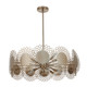 Kalco - 516955BCG - 12 Light Pendant - Helia - Brushed Champagne Gold