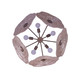 Poppy Five Light Pendant (522555PAB)