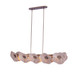 Poppy Five Light Island Pendant (522568PAB)