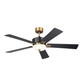 Kichler - 300395SBK - 56Ceiling Fan - Icon - Satin Black