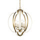 Voleta Four Light Foyer Pendant (42138NBR)