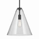 Everly One Light Pendant (42200BK)