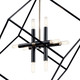 Cartone Eight Light Chandelier (42526BK)