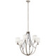 Kichler - 43532CLP - Six Light Chandelier - Thisbe - Classic Pewter