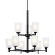 Shailene Nine Light Chandelier (43672BK)