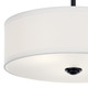 Shailene Three Light Semi Flush Mount (43675BK)