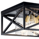 Moorgate Four Light Flush Mount (44084BK)