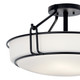 Alkire Four Light Semi Flush Mount (44086BK)