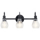 Greenbrier Three Light Bath (45392BK)