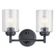 Kichler - 45885BK - Two Light Bath - Winslow - Black