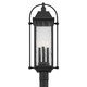 Harbor Row Four Light Outdoor Post Mount (49717BKT)