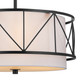 Birkleigh Three Light Pendant/Semi Flush (52075BK)