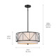 Birkleigh Three Light Pendant/Semi Flush (52075BK)