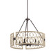 Oana Six Light Chandelier (52077WWW)