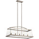 Kichler - 52123CLP - Five Light Linear Chandelier - Darton - Classic Pewter