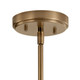 Aivian Three Light Chandelier (52397WBR)