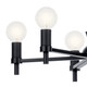 Torvee Six Light Chandelier (52424BK)