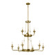 Vetivene Nine Light Chandelier (52452NBR)