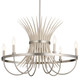 Baile Six Light Chandelier (52458NI)