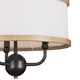 Heddle Three Light Chandelier/Semi Flush (52465AVI)