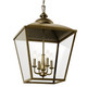 Dame Four Light Foyer Pendant (52475CHZ)
