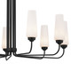 Truby Nine Light Chandelier (52481BK)
