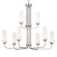 Truby Nine Light Chandelier (52482PN)