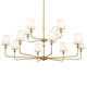 Pallas 12 Light Chandelier (52518BNB)