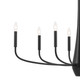 Deela Eight Light Chandelier (52526BK)