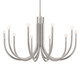 Odensa Ten Light Chandelier in Polished Nickel (12-52551PN)
