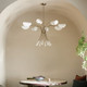 Arcus Eight Light Chandelier (52560CPZWH)