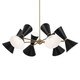 Phix 12 Light Chandelier (52566CPZBK)
