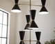 Phix 12 Light Foyer Chandelier (52568CPZBK)